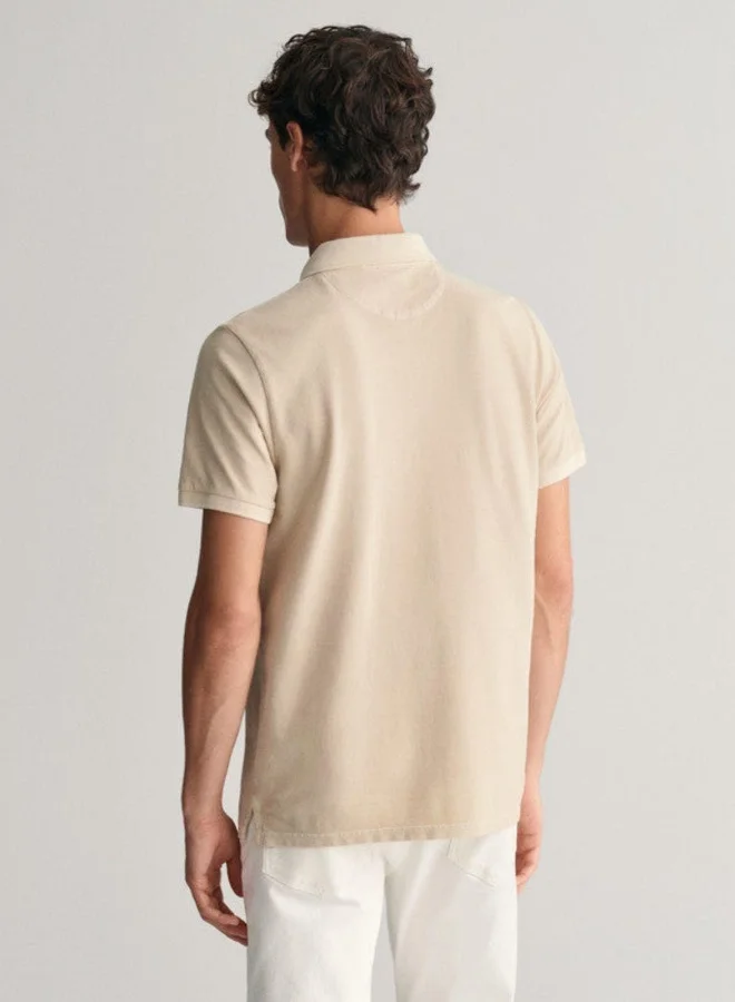 GANT Gant Sunfaded Piqué Polo Shirt