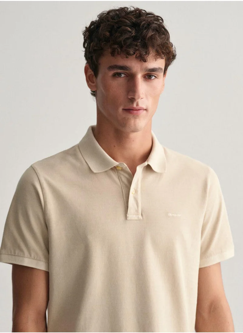 غانت Gant Sunfaded Piqué Polo Shirt