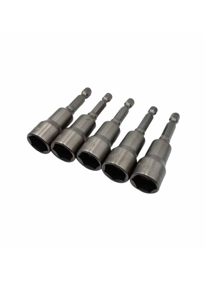 Senbang 13mm Drill Nut Socket, Magnetic Nut Socket For Drill, Strong Magnetic - Chromium-vanadium (CRV) 5 Pcs Set - Image 3
