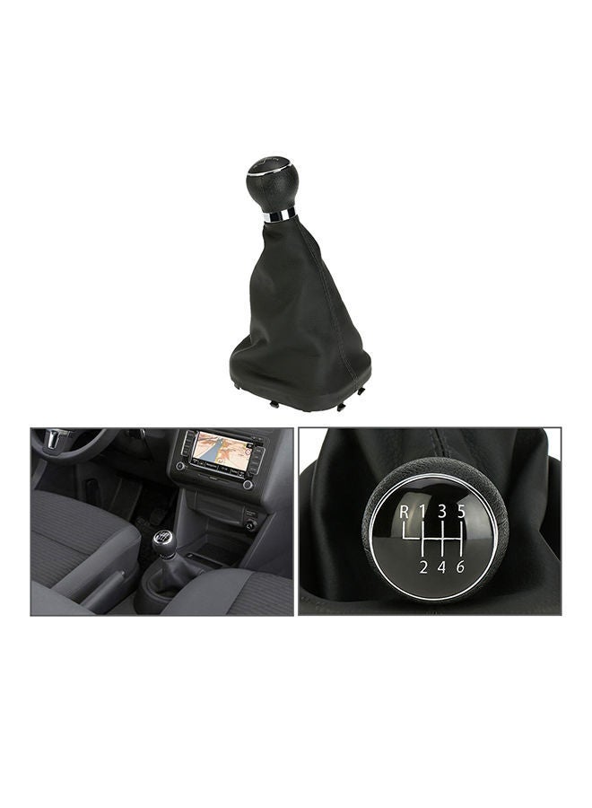 NIBEMINENT 6 Speed Gear Shift Knob Gaiter Boot Replacement Kit - Image 2