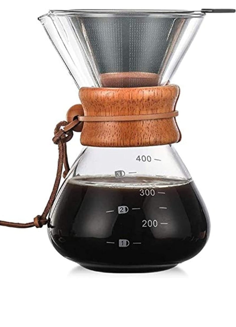 viden Pour-Over Manual Coffee Maker Pot - 400ml - Image 1