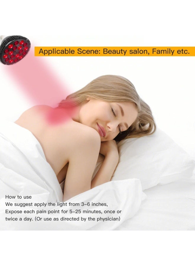 KASTWAVE Red Light Therapy Lamp, 660nm and 850nm Near-Infrared Combo Wavelength,  Infrared Light Therapy Lamp Device for Skin Care and Relaxation (Only Bulb) - Image 2