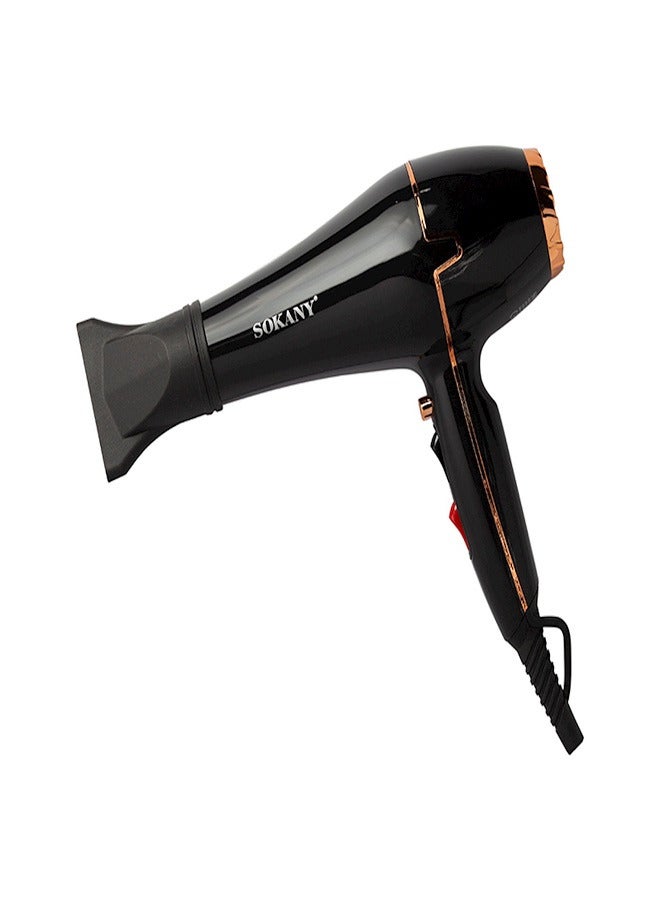 sokany SK-8808 Hot And Cool Hair Dryer 2600  Watt - Black - Image 3