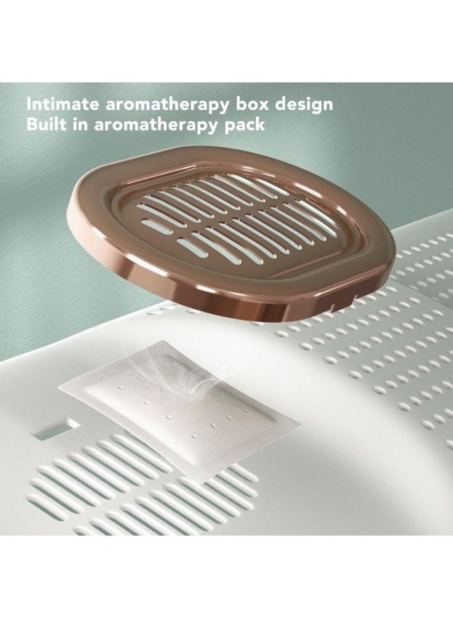 موزع هواء قابل للسحب للتكييف المنزلي، غطاء عاكس تدفق الهواء بتصميم مزدوج الاوجه للتكييف - Image 3