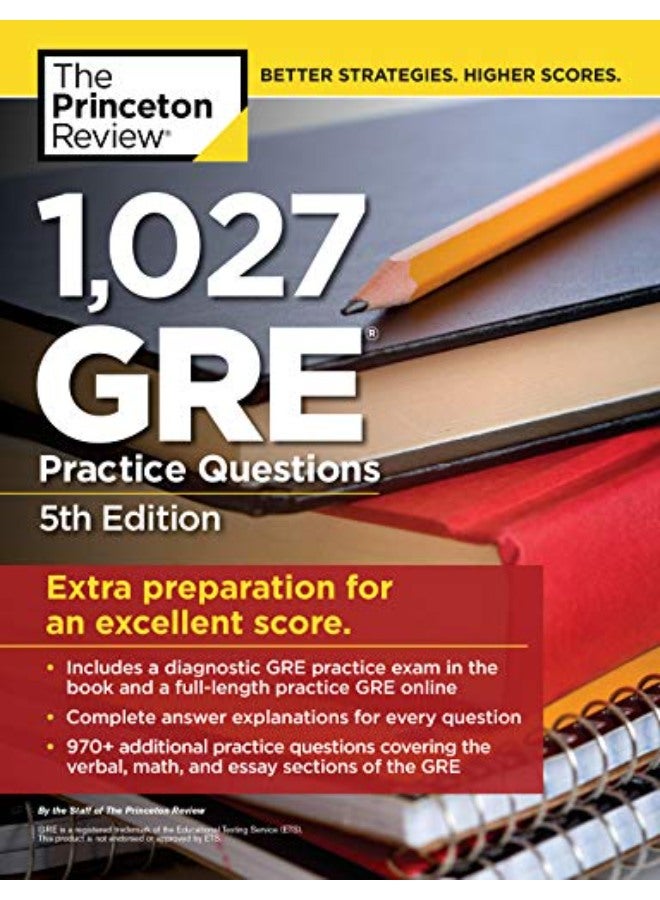 1,027 GRE Practice Questions : GRE Prep for an Excellent Score (Graduate Test Prep) (5TH)