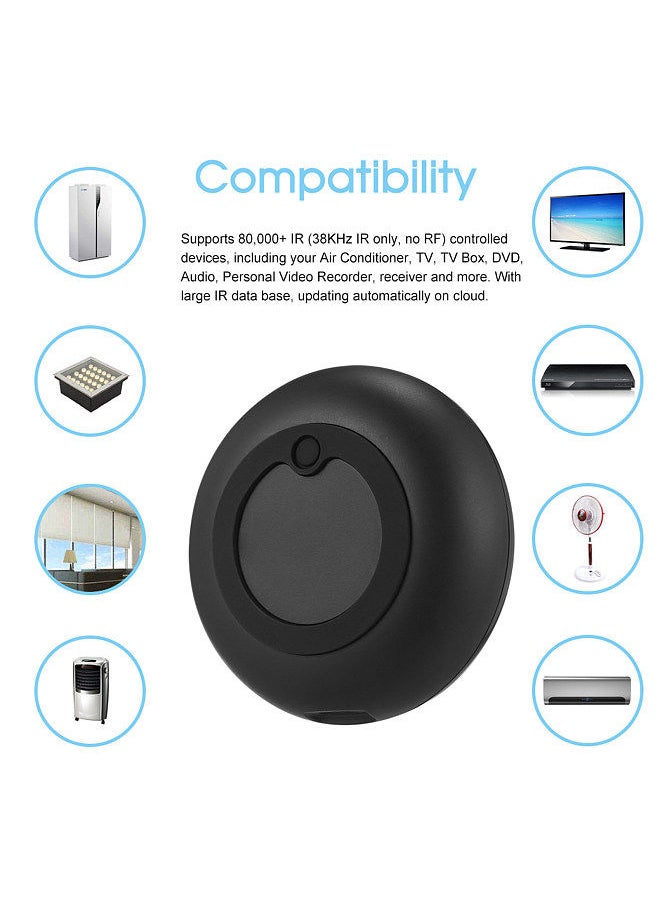 Generic - WiFi-IR Remote IR Control Wi-Fi(2.4Ghz) Enabled Infrared Universal Remote Controller For Air Conditioner TV DVD Using Tuya Smart Life APP Compatible with Alexa Google Home Voice Control - Image 1