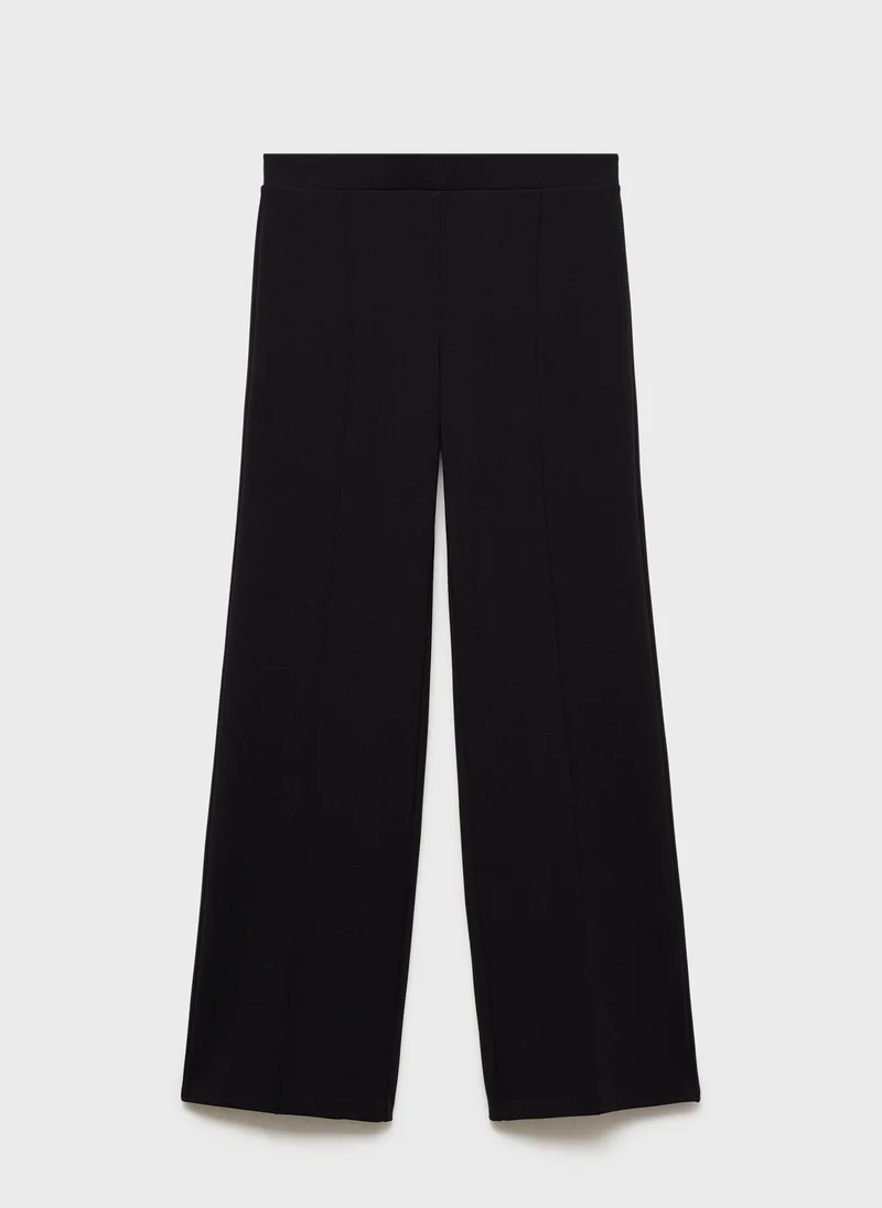MANGO High Waist Stright Fit Trousers