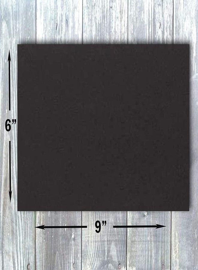 Hamilco 6x9 Black Cardstock Paper 80 lb Cover Card Stock 100 Pack - Image 3