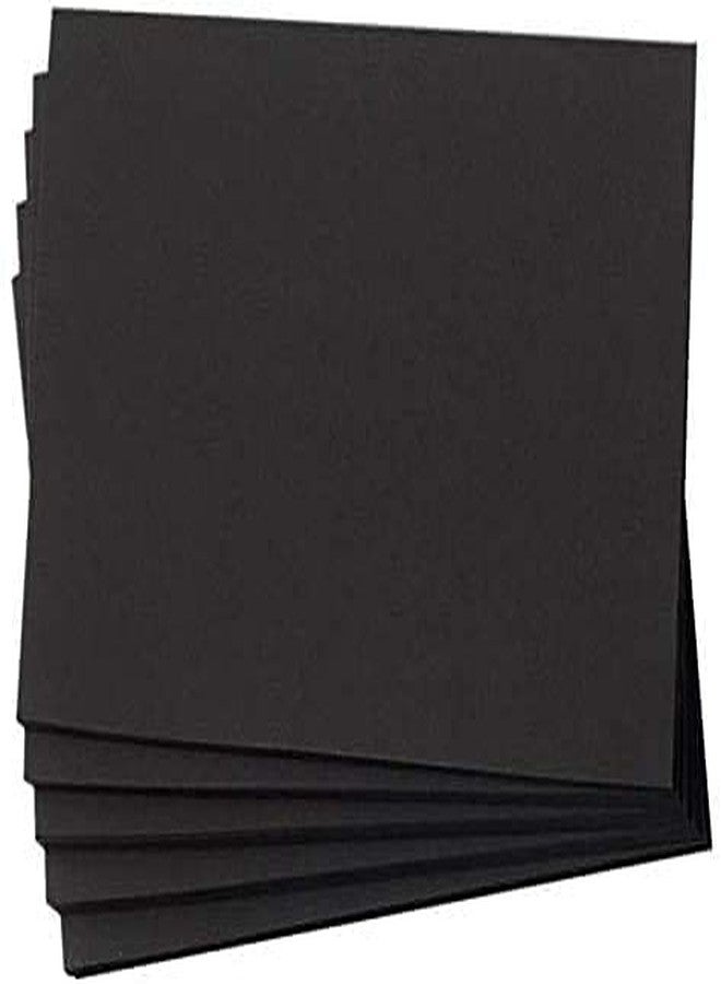 Hamilco 6x9 Black Cardstock Paper 80 lb Cover Card Stock 100 Pack - Image 1