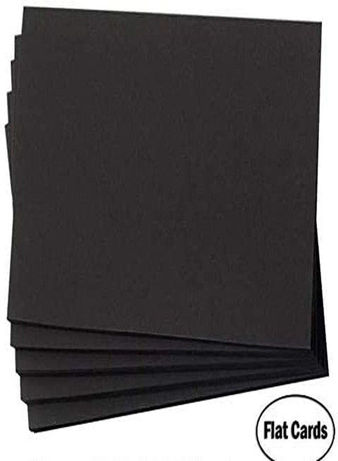 Hamilco 6x9 Black Cardstock Paper 80 lb Cover Card Stock 100 Pack - Image 2