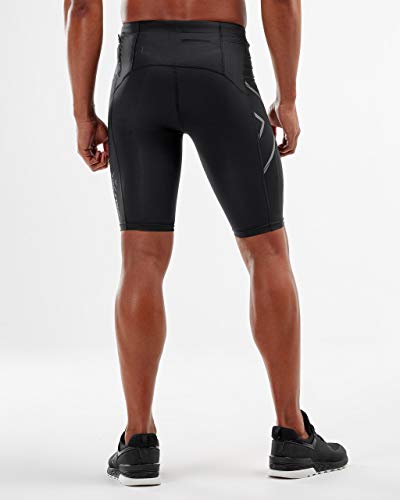 2XU Mcs Run Compression Short, Black/Black Reflective, Large - Image 2