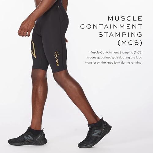 2XU Mcs Run Compression Short, Black/Black Reflective, Large - Image 5