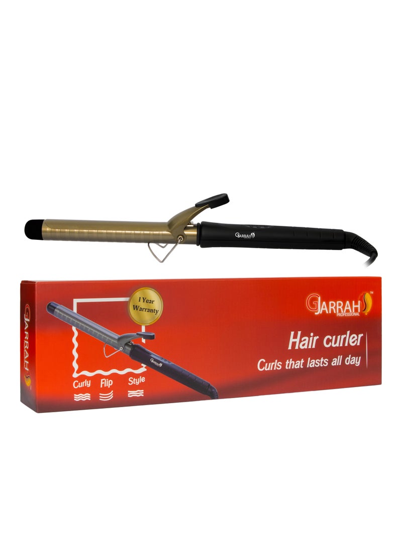 Gjarrah Gjarrah Professional Ceramic Hair Curler 25mm - Digital Display & 210°C Max Heat  - Image 1