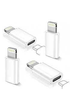 (2-Pack) USB-C Female to Lightning Male Adapter