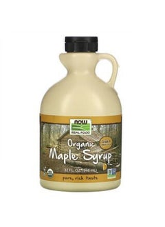 Now Foods NOW Foods, Real Food, Organic Maple Syrup, Grade A, Amber Color, 32 fl oz (946 ml)  - Image 3