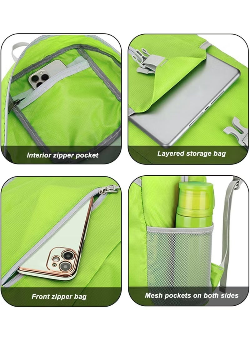 BlueFire Ultralight Foldable Backpack 20-35L – Waterproof, Tear-Resistant, Compact Daypack for Travel, Hiking, Camping, Cycling & Outdoor Adventures | Packable Lightweight Rucksack for Men, Women & Youths - Image 5