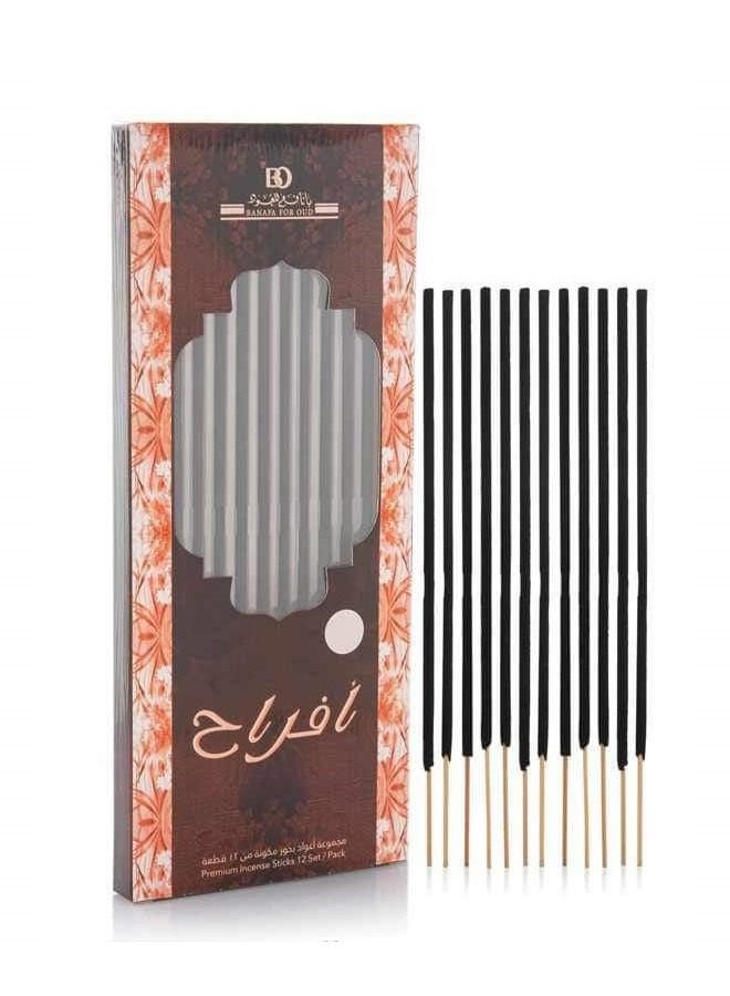Banafa The incense of the wedding oud Al Nad 12 sticks - Image 2