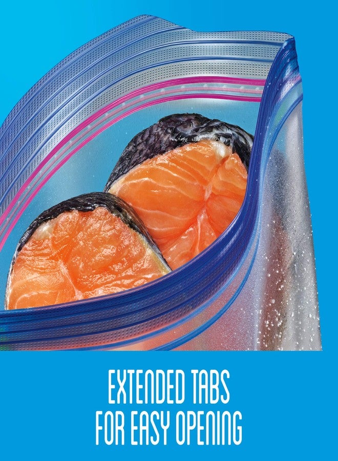 Ziploc Freezer Bags with New Grip 'n Seal Technology, Quart, 38 Count, Pack of 3 (114 Total Bags) - Image 5