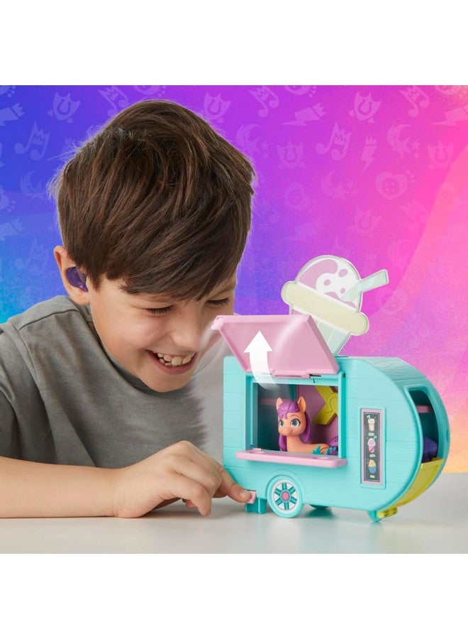 My Little Pony Playset Sunny Starscout Smoothie Truck Set, Hoof to Heart Pony Doll, Toys for Girls and Boys 5 Years Old+ - Image 3
