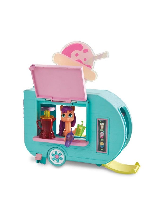My Little Pony Playset Sunny Starscout Smoothie Truck Set, Hoof to Heart Pony Doll, Toys for Girls and Boys 5 Years Old+ - Image 5