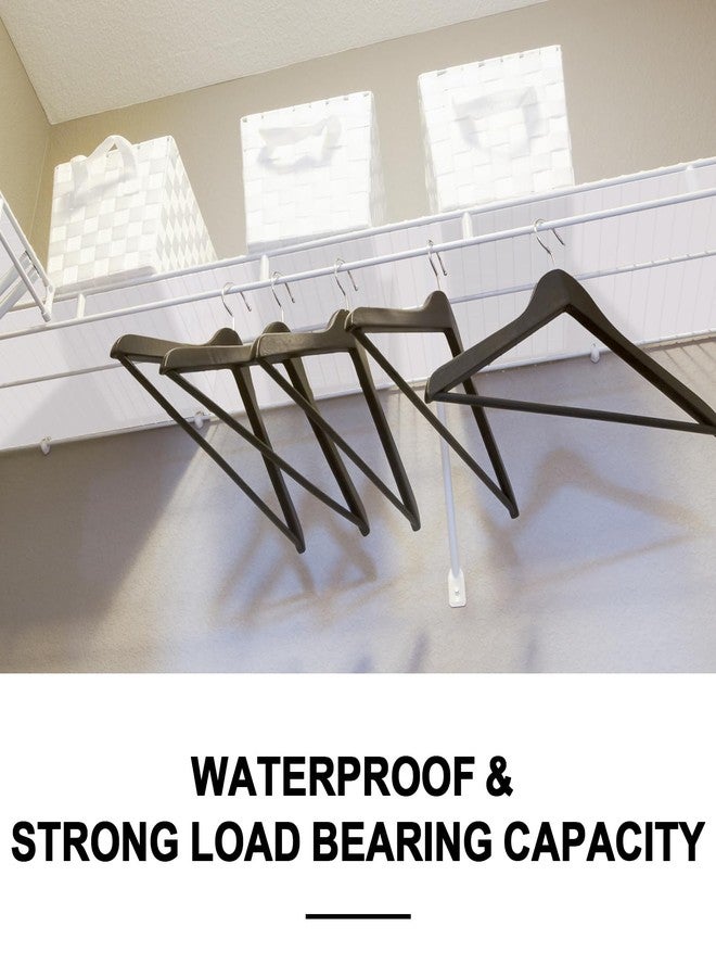 Barydat 4 Pcs Frosted Plastic Wire Shelf Liner Clear Frosted Hard Refrigerator Shelf Mats Non Adhesive Waterproof Wire Shelving Cover for Cabinets Kitchen Shelves Storage Shoe Rack, 12 x 48 Inch - Image 4