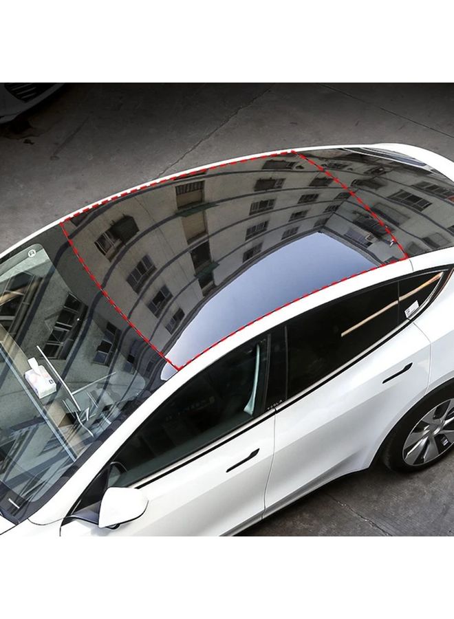 Black Windshield Roof Wind Guard Noise Reduction Seal Kit for Model 3 - Image 5