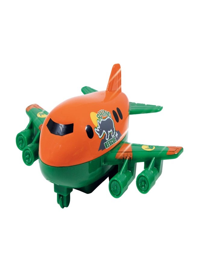 Deluxebase Patrol & Rescue Plane - Rhino Interactive Toy Animal Rescue Airplane for Kids - Image 1