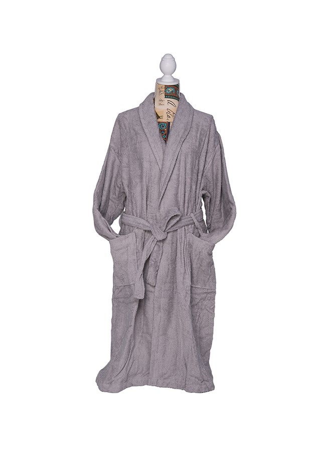 Elegance Bathrobe Grey M - Image 1