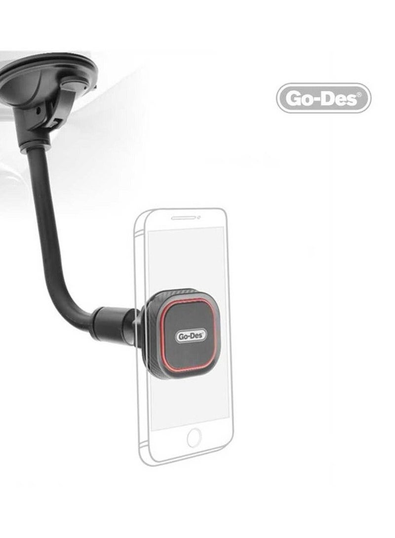جو-ديز حامل هاتف مغناطيسي للسيارة مع كوب شفط مغناطيسي قوي (GD-HD653) - Image 1
