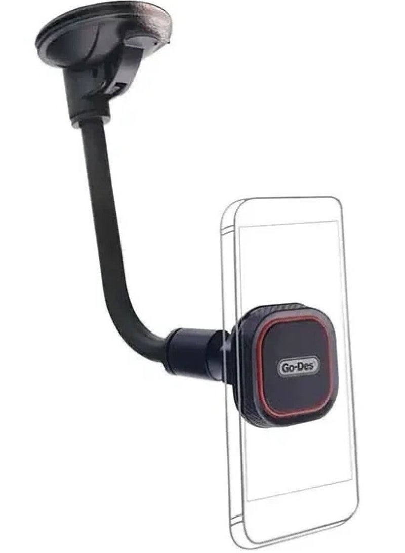 جو-ديز حامل هاتف مغناطيسي للسيارة مع كوب شفط مغناطيسي قوي (GD-HD653) - Image 2