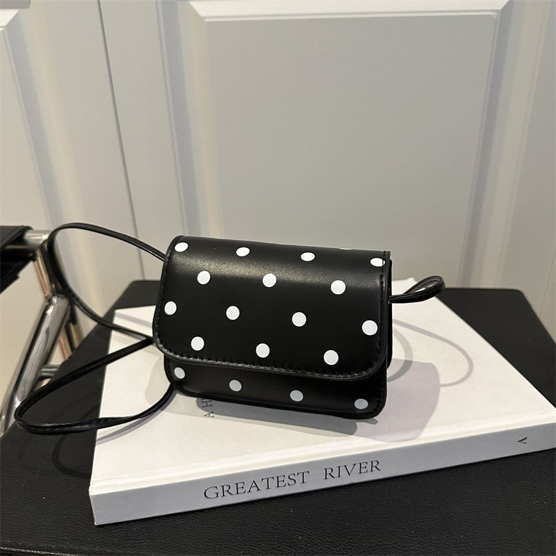 Mini Elegant Shoulder Bag Exquisite Beautiful Casual Wave Dot Printing Popular Fashion Trendy Crossbody Bag Small Square Bag For Women - Image 1