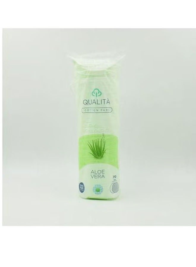 QUALITA 70 Pieces Make Up Cotton With Aloe Vera