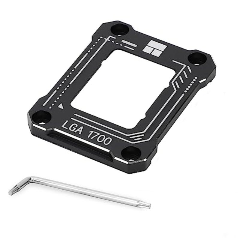 LGA1700-BCF Black 12/13 Generation Intel CPU Fixer, 5.4cm x 7cm x 6mm, Air Cooled, Desktop Compatible - Image 1