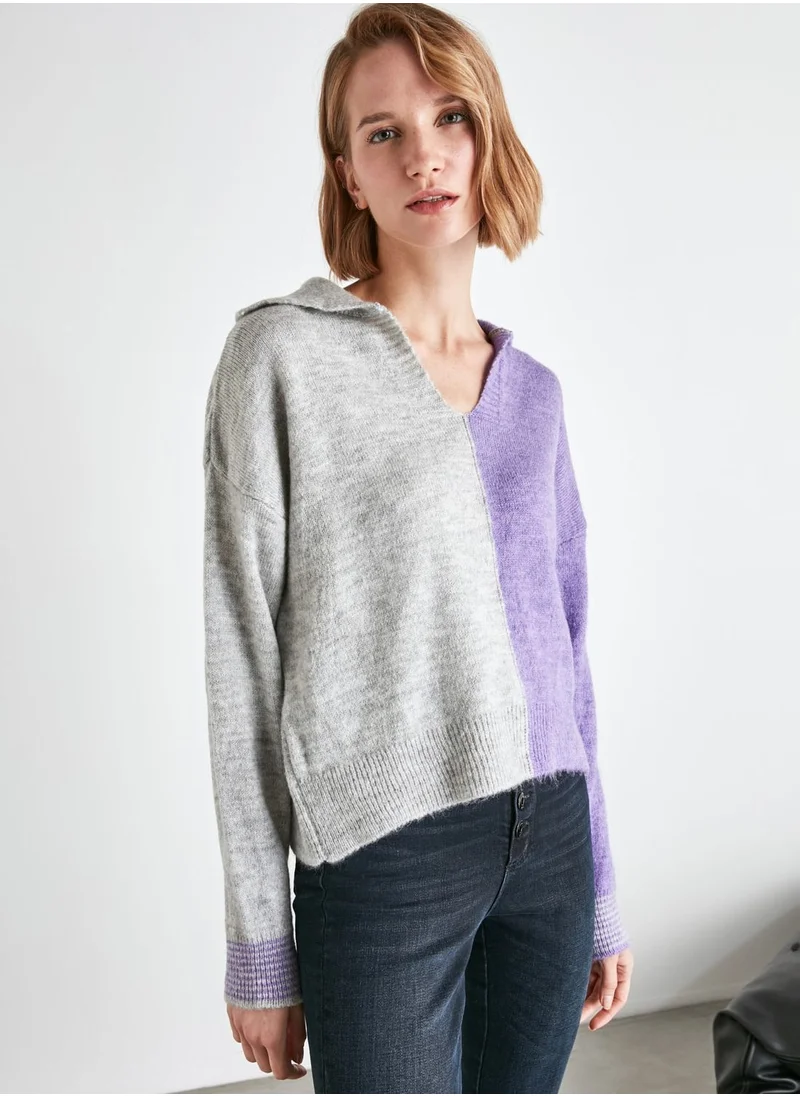 trendyol Colourblock Sweater