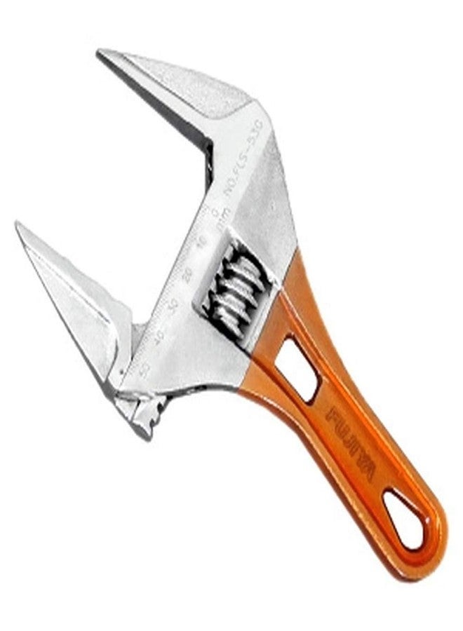 FUJIYA Tools, FLS-53G-F, Short Adjustable Wrench with Grip - Image 1