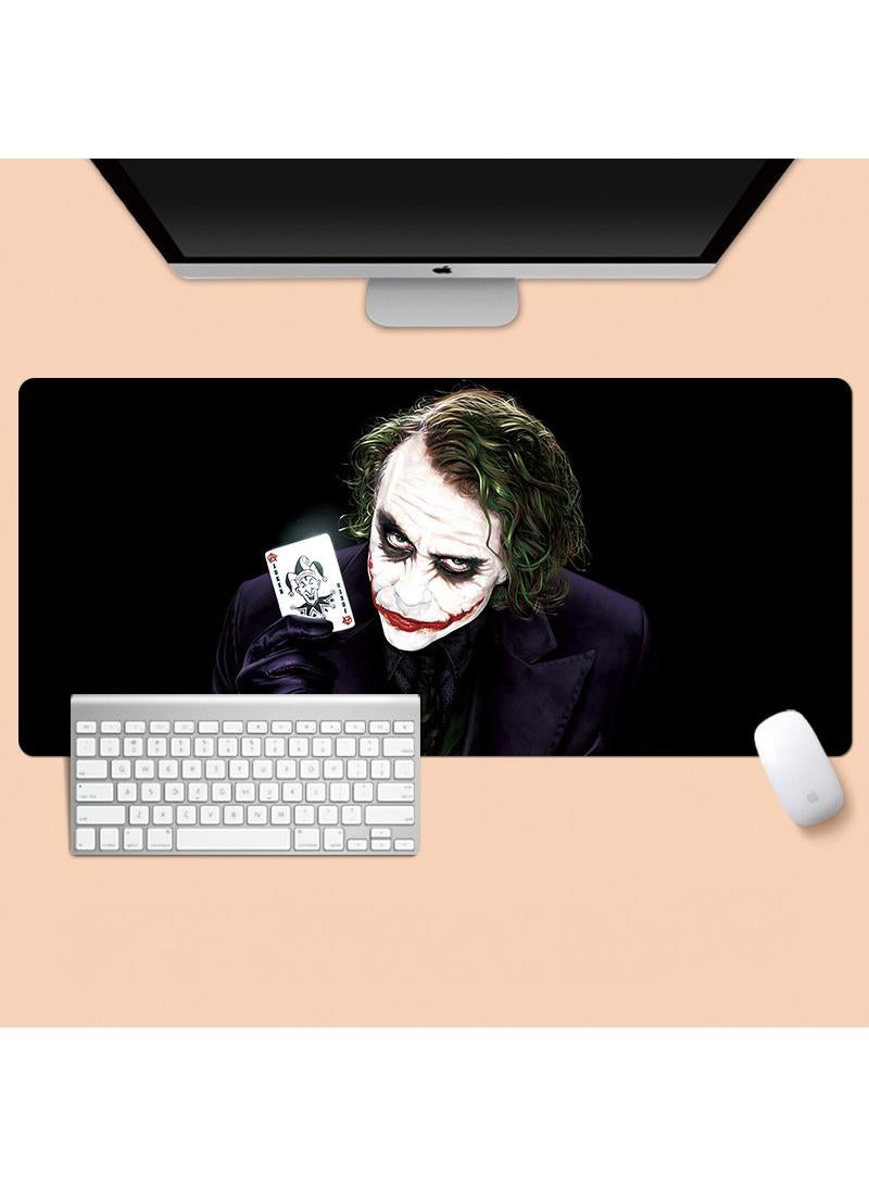 Joker Anime Movie Characters Gaming Mouse Pad Extended Large Mat Desk Pad Stitched Edges Mousepad Long Mouse Pad And Non-Slip Rubber Base Mice Pad