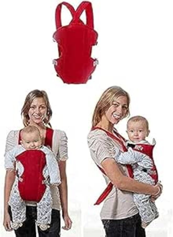 Back and The Chest Held Baby Carrying Strap, Red