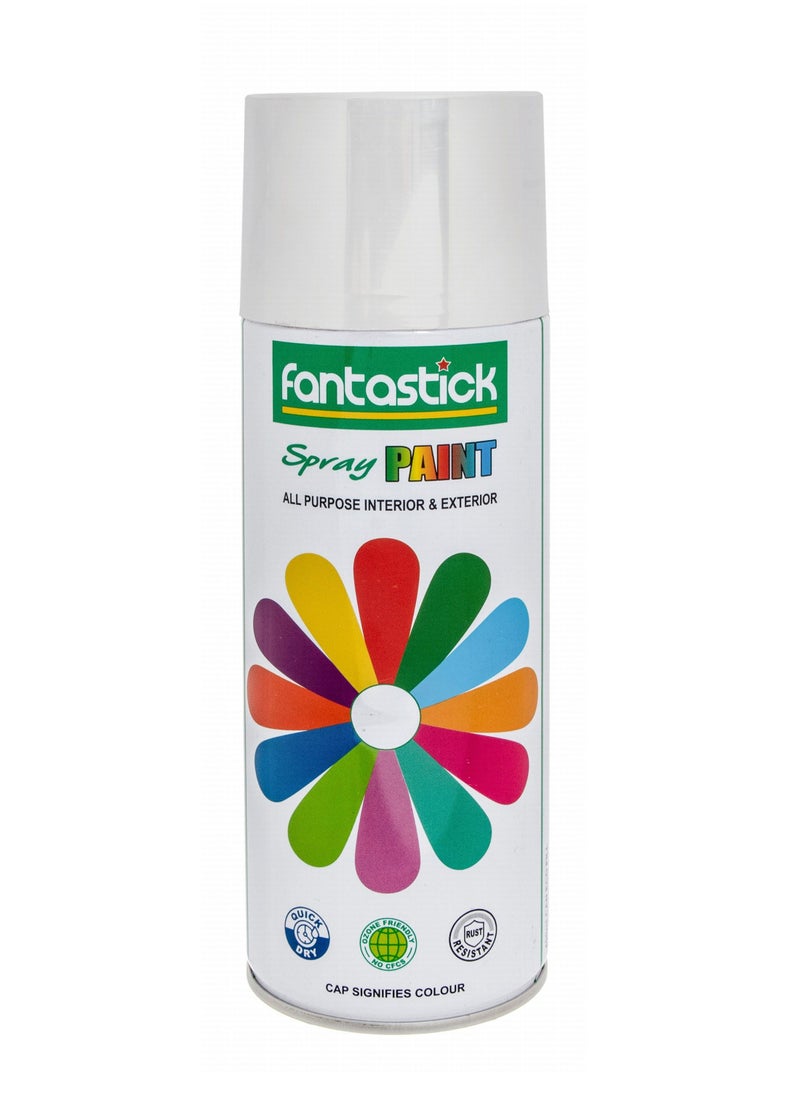Fantastick - 400ml All Purpose Spray Paint Chrome Silver Color - Image 1