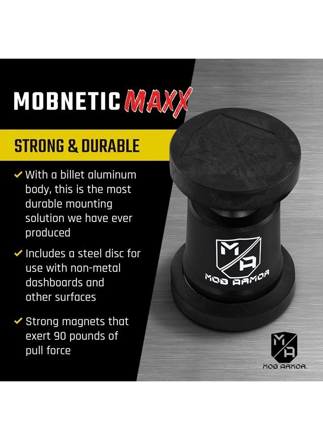 MOB ARMOR MobNetic Maxx - Magnetic Phone Mount - Cell Phone Holder - Mobile Phone Holder for Car, Truck, Boat, ATV - Smartphone Mount & Holder - Compatible with iPhone and Android - Image 3