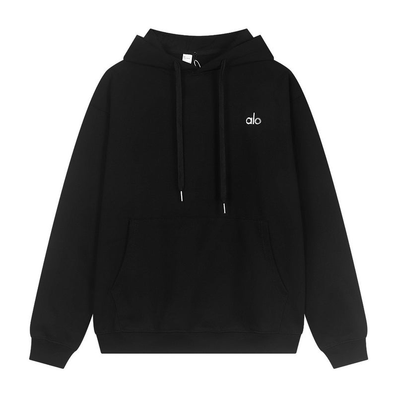 Cross-Border Correct Version Allo Autumn/Winter New Loose Terry Hooded Sweatshirt Couple Style  Dropshipping - Image 5