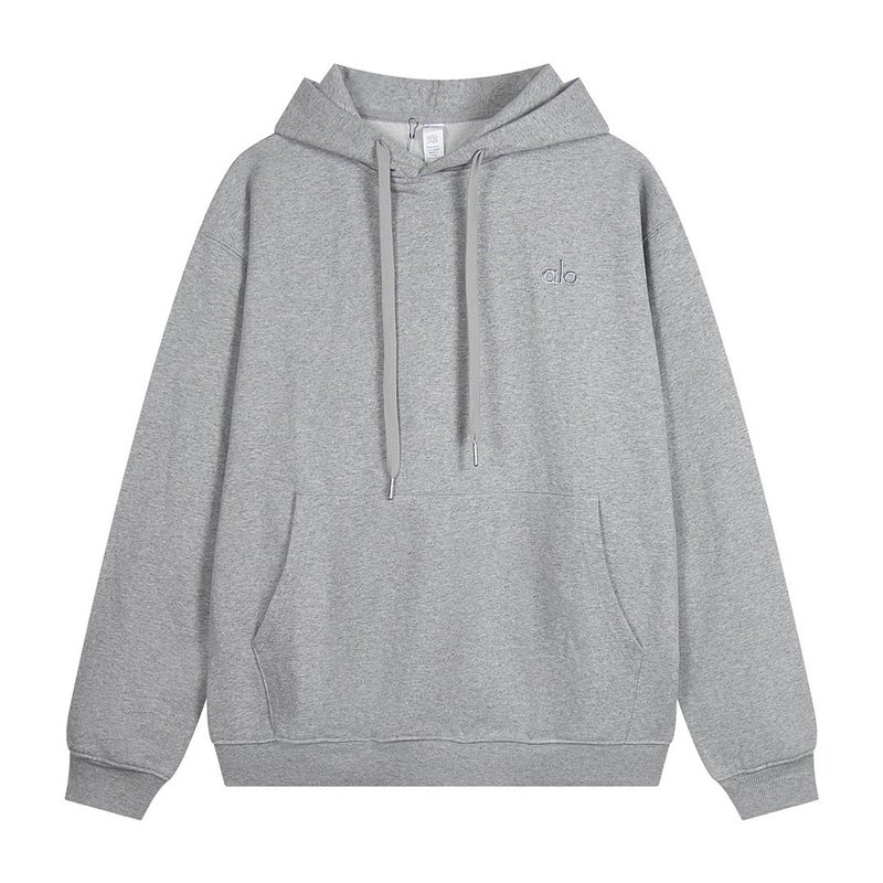 Cross-Border Correct Version Allo Autumn/Winter New Loose Terry Hooded Sweatshirt Couple Style  Dropshipping - Image 1