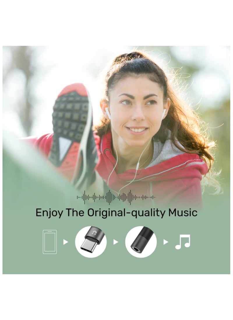 UNITEK Unitek M1204A USB-C to 3.5mm Headphone Jack Adapter for Stereo Audio  - Image 5