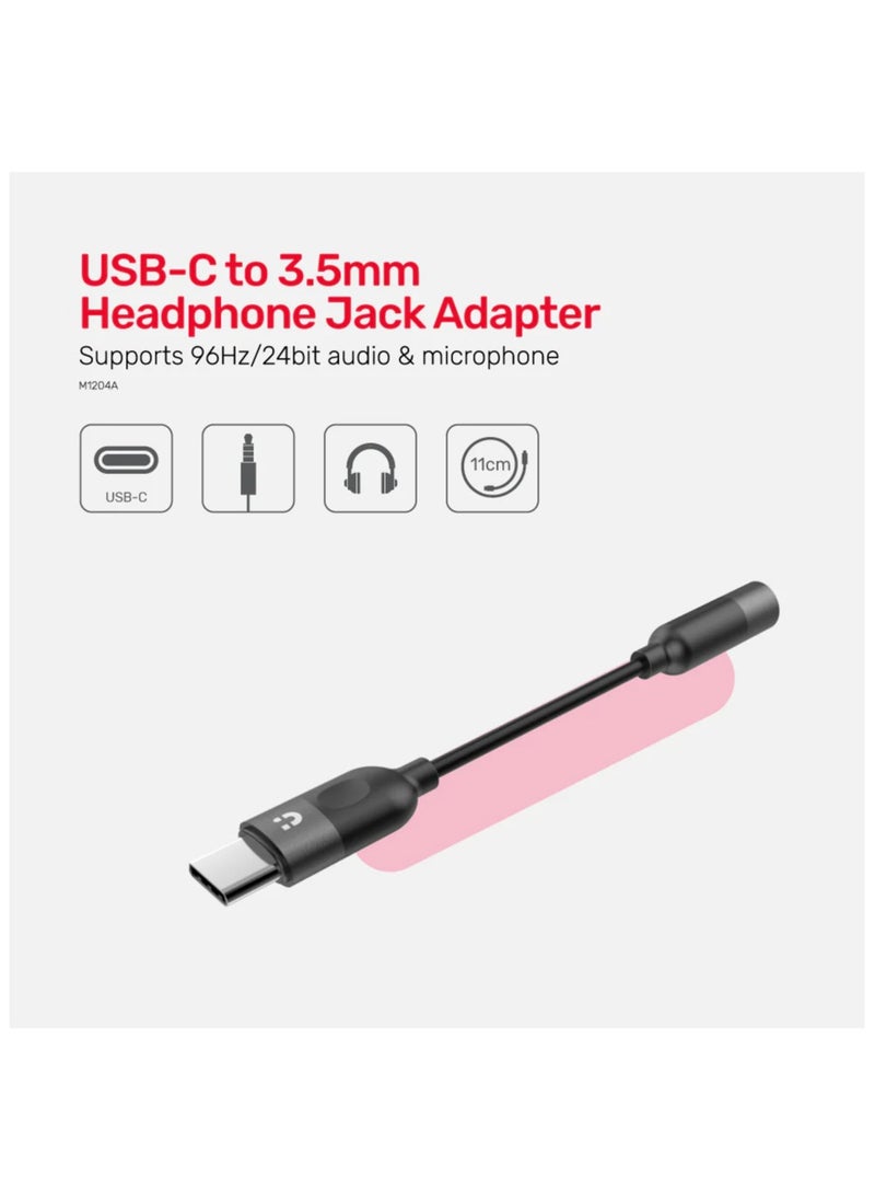 UNITEK Unitek M1204A USB-C to 3.5mm Headphone Jack Adapter for Stereo Audio  - Image 4