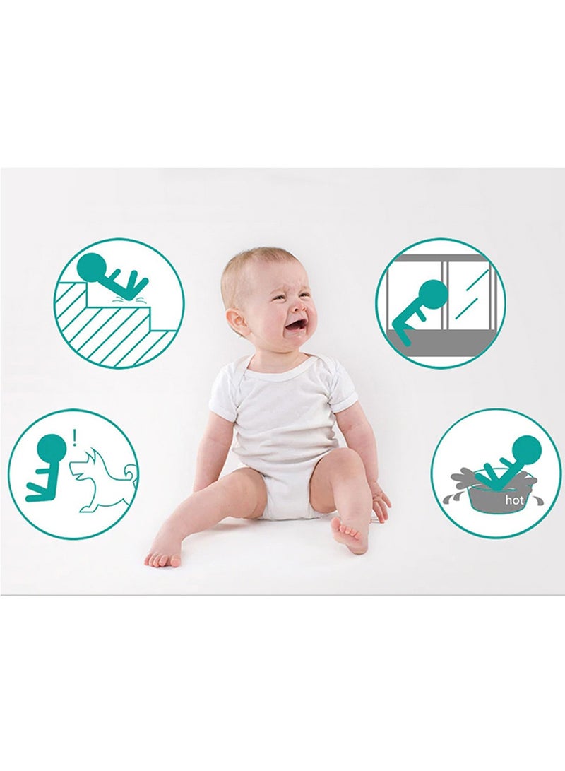 Baby Safe بوابة أطفال مزودة بإضاءة LED قابلة للتمديد بسهولة - 45 سم - Image 5
