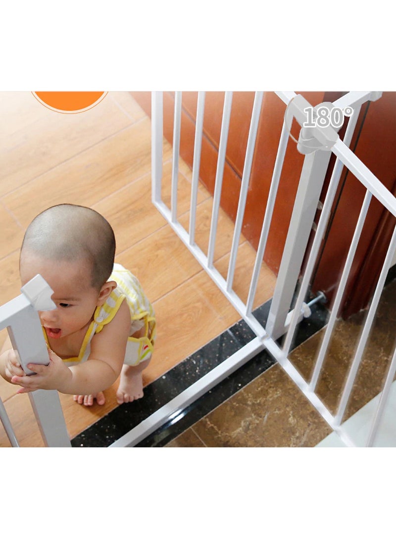 Baby Safe بوابة أطفال مزودة بإضاءة LED قابلة للتمديد بسهولة - 45 سم - Image 4