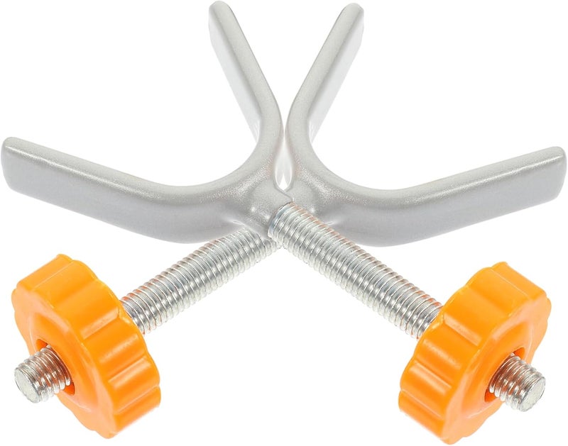 Durability enhanced 2pcs Y-Bolt Connector for Gate Pet Fence Guardrail Fitting Screws for Stairs Banisters Easy Installation Stable Design Foldable - Image 1