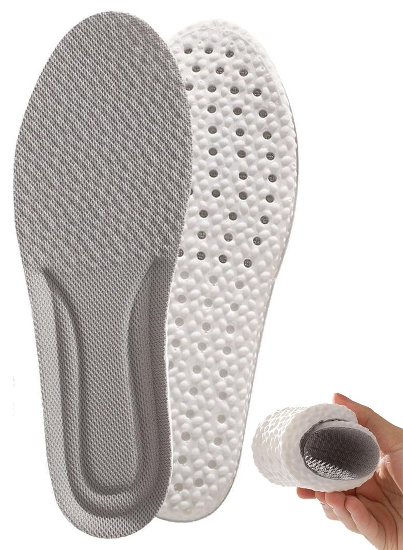 NajmStyle Running Shock Absorbing Shoe Insoles, 4D Cloud Technology Insole Super Soft,4D Sports Memory Foam Insoles,Elastic Strong Arch Shock-Absorbing Insoles for Men Women - Image 1