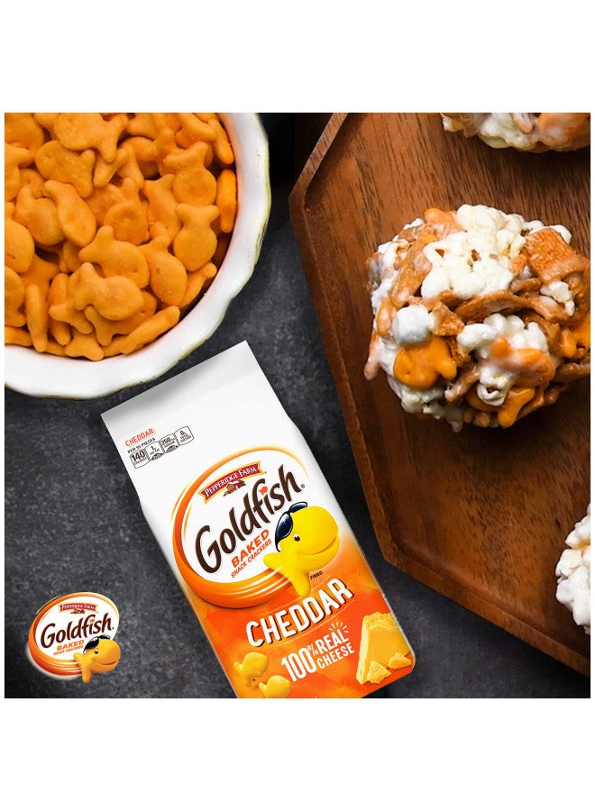 Goldfish Goldfish Cheddar Crackers, Snack Crackers, 6.6 oz. bag, 6 CT box  - Image 2