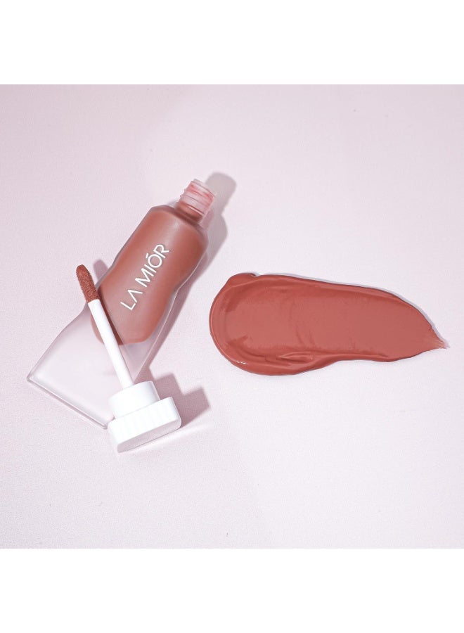 LAMIOR Matte Velvet Liquid Lipstick 8 Hour Coverage | Rich & Long Lasting | lip color for Women | Lightweight & Comfortable - Smudge Proof | Non Transferable | Shade - Invincible, 5 ml - Image 4