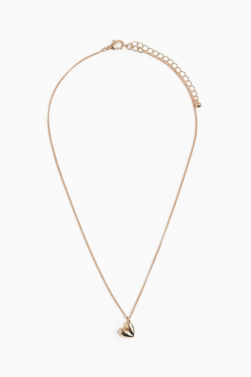 اتش اند ام Heart-pendant necklace